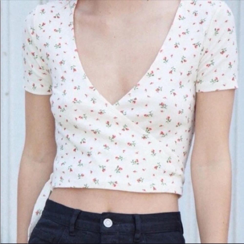 Brandy Melville Wrap Top